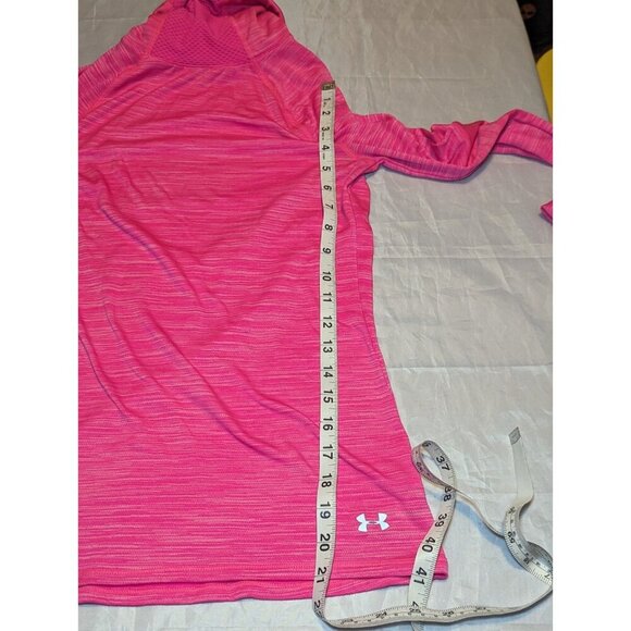 Under Armour Sweater Womens Medium Pink All Season Gear Turtleneck Long Sleeve - Picture 12 of 16